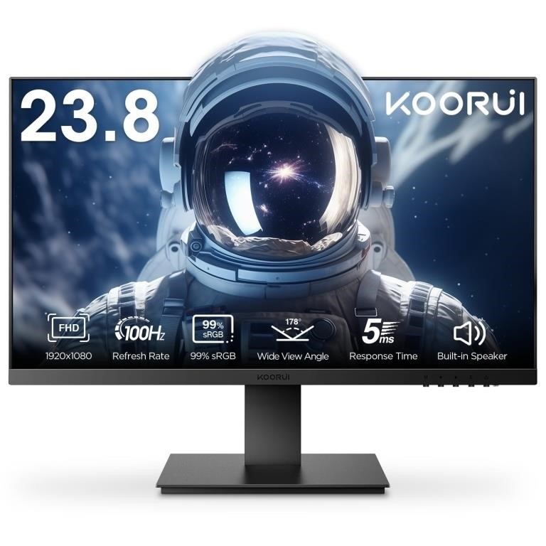 OF1004 24'' Gaming Monitor 1080p 100Hz, HDMI&VGA