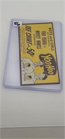 Yoo-hoo Yogi Boys and Girls Promotion card