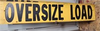 "OVERSIZE LOAD" Towing Sign (for Vehicle)