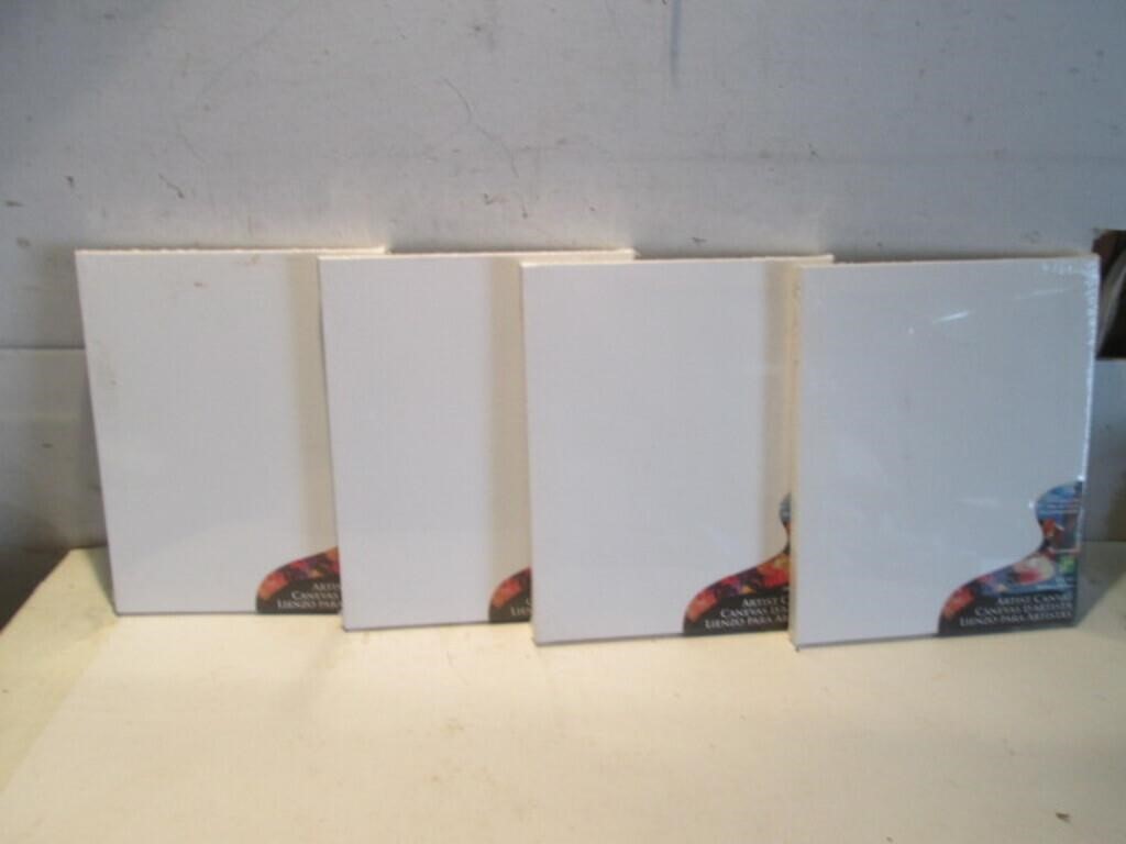 LOT 4 SMALL 4"x8" ARTIST CANVAS