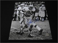 BROWNS JIM BROWN SIGNED 8X10 PHOTO COA