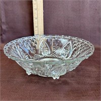 Footed Glass Serving Dish