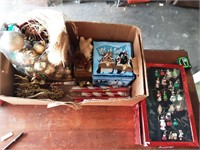 Christmas  box and ornaments