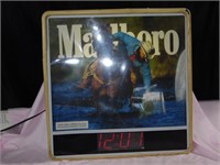 Marlboro Cigarette Light Up Digital Clock