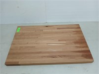 Large wooden cutting board 17.5x28x1.5