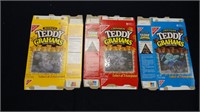 Set of 3 1990's TEDDY GRAHAMS Hologram Boxes