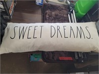 "Sweet Dreams" Long Pillow