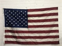 Huge 71 x 47 inch Nyl-Glo USA FLAG ColorFast