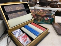 Bee 92 Club Special Casino poker set in box