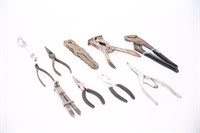 Assorted Tools - Pliers, Wrenches