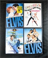 (4) ELVIS PRESLEY DVDS MOVIES