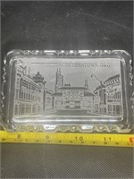Chicago China Town Commemorative Glass Weight