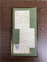 Vintage letter