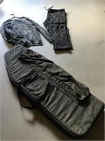 XL Fleece Pants, XXL Sweatshirt, Bow Case