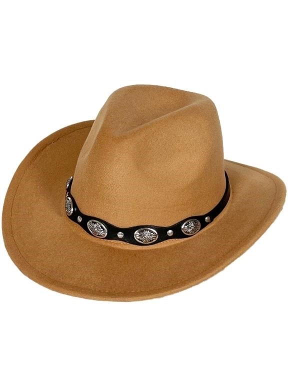 P3634  Ginsiom Western Cowboy Hat, Wide Brim