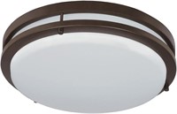 14inch Bronze LED Flush Mount - 1700L  3000K