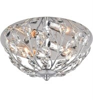 $90 12" Crystal Ceiling Light