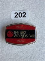 1982 TN Worlds Fair Belt Buckle U234
