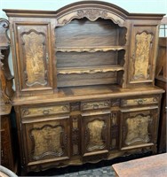 Large French Style High Back Sideboard