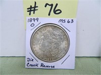 1899o Morgan – MS63 (Die Crack Reverse)