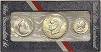 US 1976 3 Coin 40% Silver UNC Set