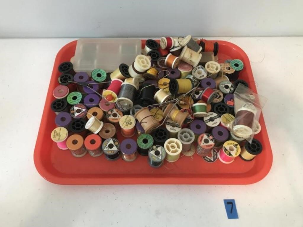 Lot of Fly Tying Spools & Holders