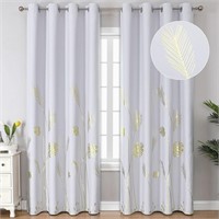 Estelar Textiler Greyish White Curtains 52Wx84L