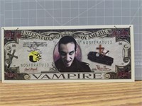 Vampire banknote