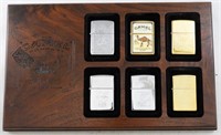 (6) THE CAMEL COMPANY ZIPPO COLLECTION PLAQUE