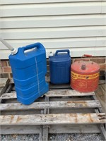 Water and Gas Cans