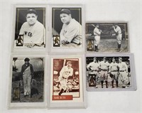 (6) 1990's Babe Ruth Cards, Megacards & Homers