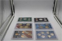 Lot of 6 US Mint Proof Set Coins