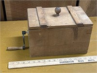 Primitive box, butter churn