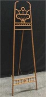 Stick & Ball Floor Display Easel w/ Brass Accents
