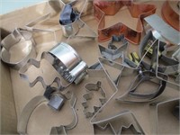 Lot of metal  Cookie cutters