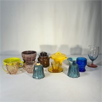 Assortment of Colored Miscellaneous Glass