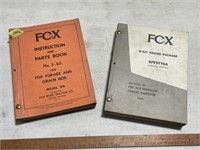 Fox Forage/Grain Box Parts Book, Fox Pick Up Units