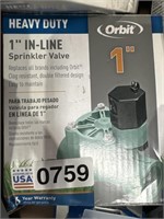 ORBIT SPRINKLER VALVE RETAIL $20