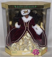 Mattel Barbie Doll Sealed Box Happy Holidays 1996