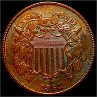 1864 Two Cent Piece UNCIRCULATED