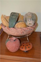 Pottery Bowl of Fruit