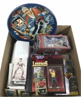 Assorted Sports Trading Cards, Tray