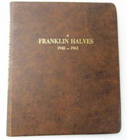 (35) FRANKLIN SILVER HALF DOLLARS in DANSCO