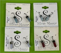 Sterling silver mood earrings