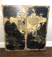 Stanford's World Map 2 Panels Only