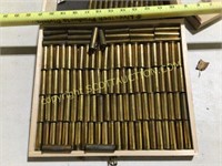 111 rounds 45-70 Gov. brass, and 16 rounds 45