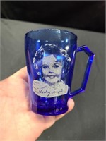 Shirley Temple Blue Glass
