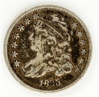 Coin 1835(P) Capped Bust Dime-F
