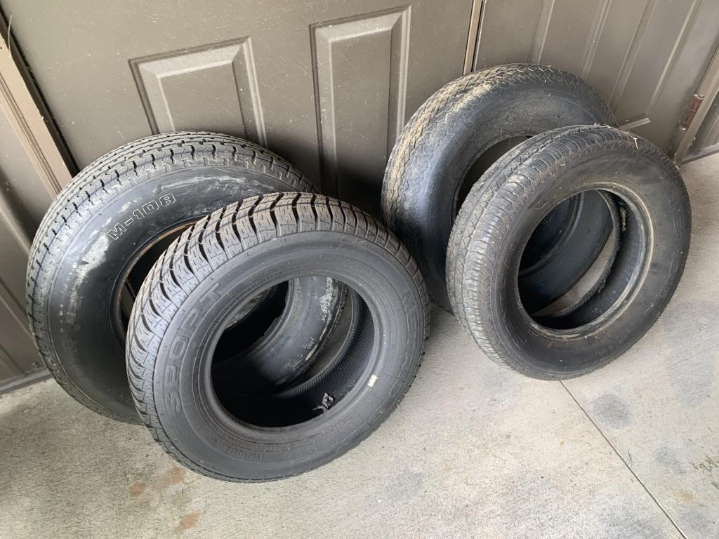 4 MISC TIRES