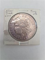 Vintage Silver Trade Coin .999 Fine Silver